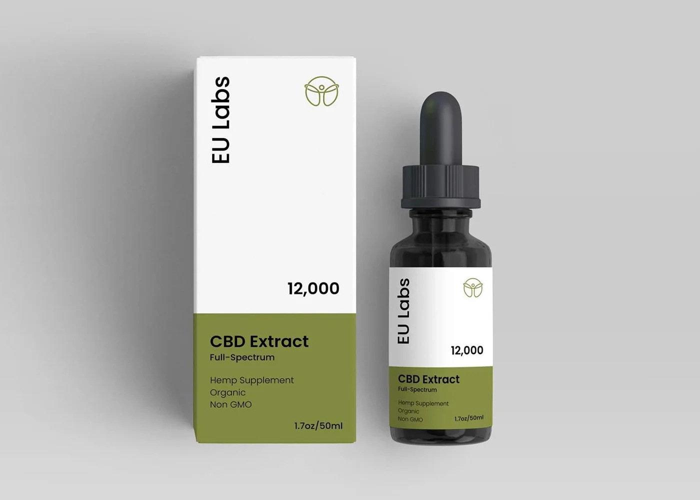 Amber dropper bottle of full-spectrum CBD oil, 12000mg — CBD Oil Gold Coast
