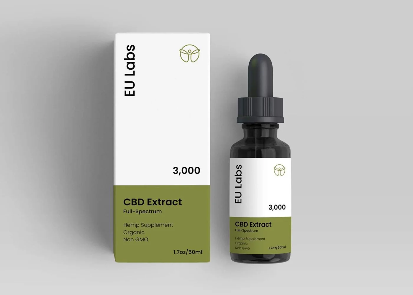 Amber dropper bottle of full-spectrum CBD oil, 3000mg — CBD Oil Gold Coast